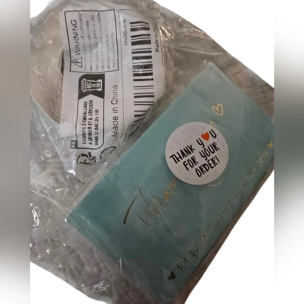 NWT - 50 Thank You Cards +500Thank You Stickers 3.5W x 2H